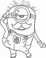 Old Minion Coloring Page  Wecoloringpagecom sketch template