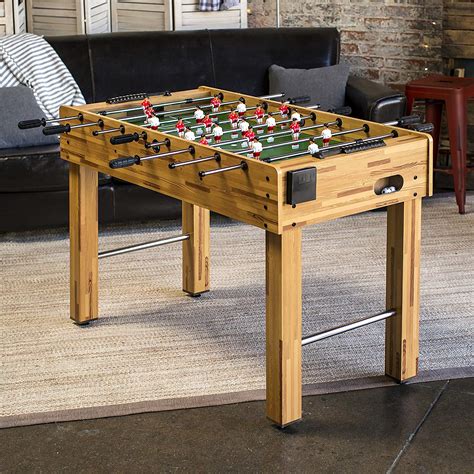 Best Choice Product 48” foosball table - Competition sized wooden soccer