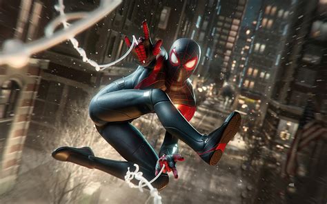 2880x1800 Resolution 4K Marvels Spiderman Miles Morales 2020 Macbook ...