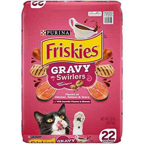 Purina Friskies Chicken Flavor Gravy Swirlers Dry Cat Food - 22 lb. Bag ...