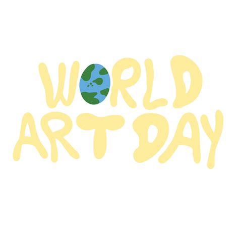 World Art Day Quotes ,good for graphic design resource for world art day events 22272875 Vector ...