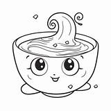 Soup Coloring Page sketch template
