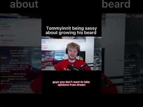 Tommyinnit being sassy about growing his beard #shorts - YouTube