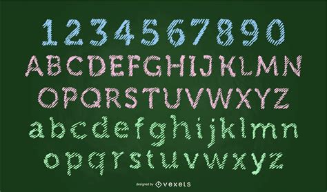 Scribble Font Vector Download