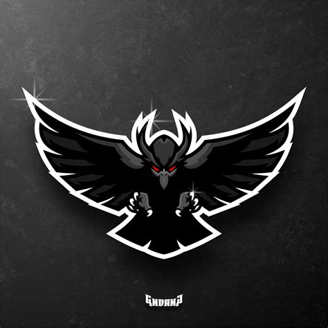 Raven Wing Mascot Logo Personal Design Created By Erde Design | Designhill | Team logo design ...