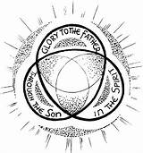 Holy Trinity Catholic Coloring Pages sketch template