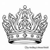 Crown Coloring Pages  Free & Printable sketch template