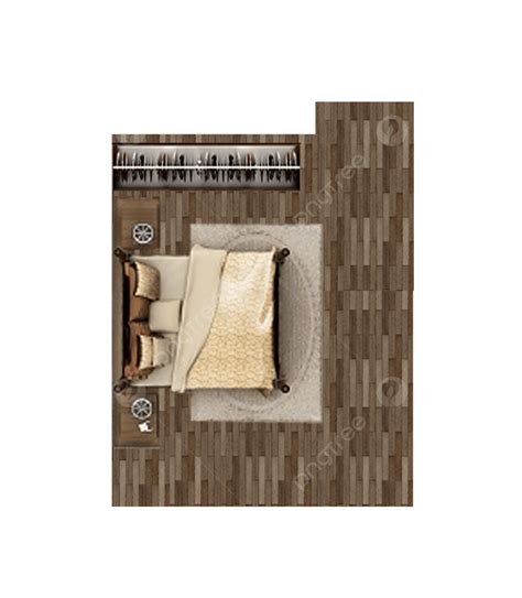 Bedroom Top View PNG Image, Top View Of Master Bedroom, Master Bedroom, Indoor, Top View PNG ...