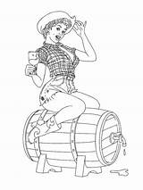 Oktoberfest coloring Page  Free Printable sketch template