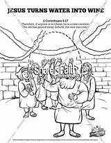45 jesus Turns Water Into wine coloring Page sketch template