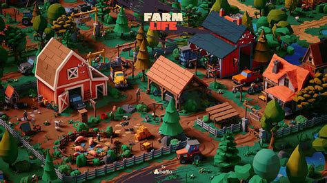 3D model Farm Life - UE4 Unity3D FBX Stylized LowPoly Art Package VR ...