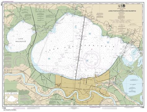 TheMapStore | NOAA Charts, Florida, Gulf of Mexico, 11369, New Orleans ...