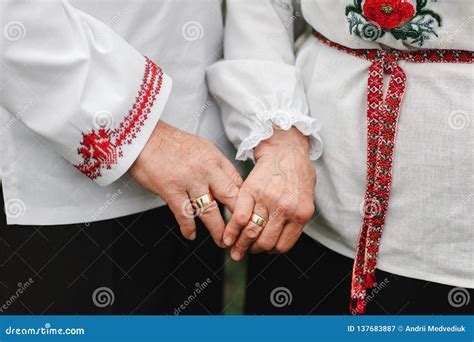 An Old Couple is Holding Hands Stock Image - Image of nature, people ...