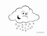 Weather For Kids  Free Cloud Templates And Coloring Pages sketch template