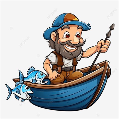 Fisherman Cartoon Illustration, Hobby, Person, Cartoon PNG Transparent ...