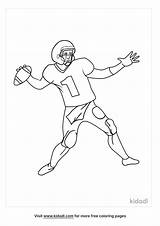 Quarterback Coloring Page  Kidadl sketch template