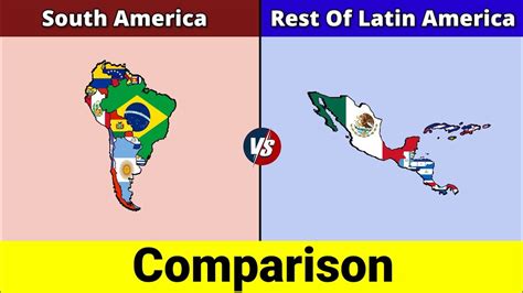 South America vs Rest of Latin America | Latin America vs South America ...