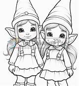 Christmas Elves Coloring Pages Catégorie  Art Page sketch template