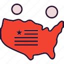 Map, states, united, usa icon - Download on Iconfinder