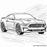 Ford Mustang Coloring Pages  Free & Printable sketch template