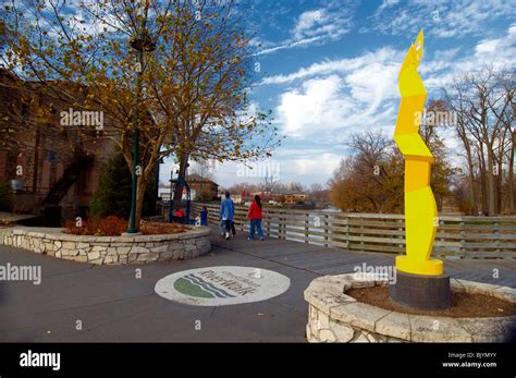 Elkhart riverwalk elkhart indiana hi-res stock photography and images - Alamy