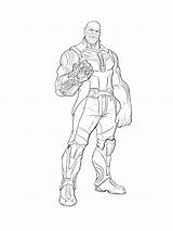 Thanos Coloring Pages  Free Printable For Kids sketch template