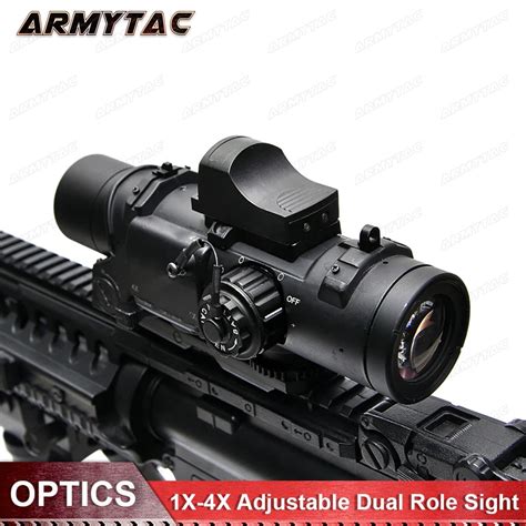 Aliexpress.com : Buy Tactical Riflescope 1 4x Rifle Scope DR Quick Detachable 1X 4X Adjustable ...