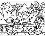 Cartoon Zoo Animals coloring Page  Download Print Or Color Online For sketch template