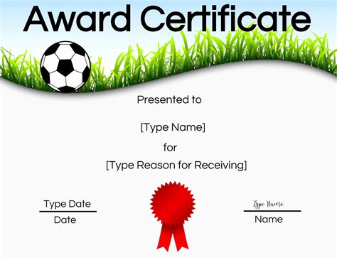 √ 20 Funny soccer Award Certificates ™ | Dannybarrantes Template