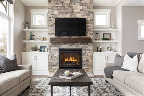 Treat Your Fireplace Like the Focal Point It Is With These Fireplace Ideas | Built in around ...