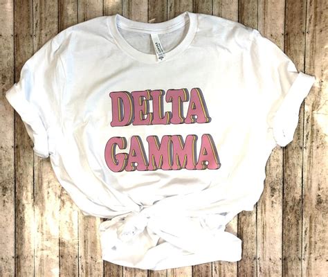 Delta Gamma Retro Sorority Shirt - Etsy