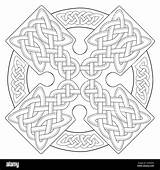 Celtic Knot Cross Coloring Pages sketch template