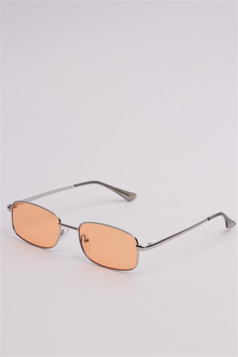 Colored Rectangle Lens Sunglasses