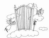 Heavens Gate Coloring Pages sketch template