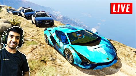 GTA 5 LIVE | STOLE TECHNO GAMERZ'S LAMBORGHINI | ROBBERY IN CITY | GTA V GAMEPLAY - YouTube