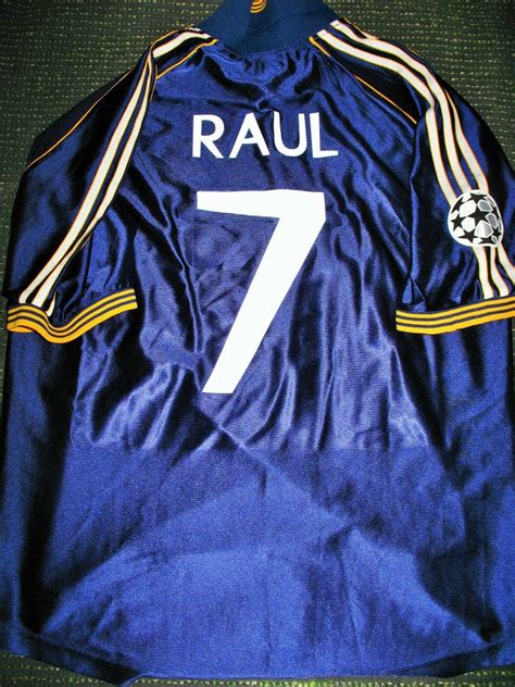 Raul Real Madrid Jersey 1998 1999 UEFA Shirt Camiseta Maglia L – foreversoccerjerseys