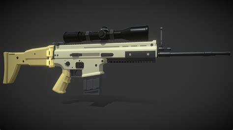 FN Scar H - Download Free 3D model by Your Local Loser (@YourLocalLoser) [895fc32] - Sketchfab