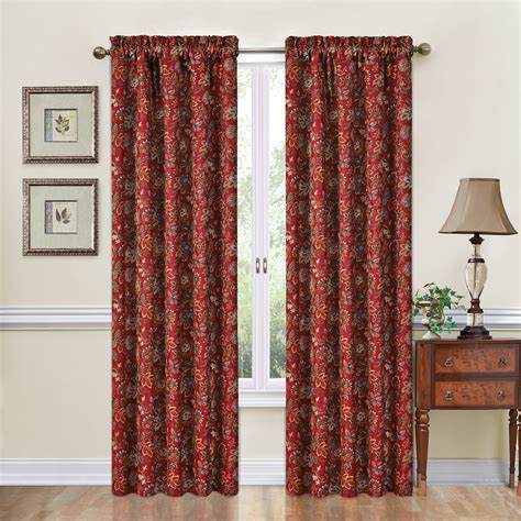 Damask Red Curtains – Curtains & Drapes