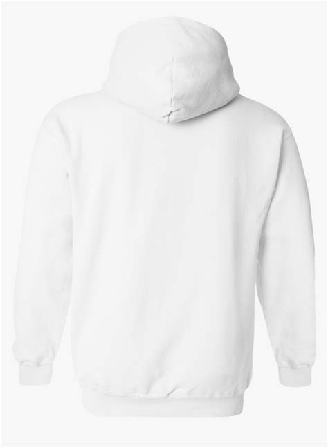 Transparent Back Png - Gildan White Hoodie Back, Png Download ...