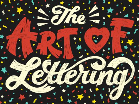 The Art of Lettering | Lettering, Creative lettering, Lettering design