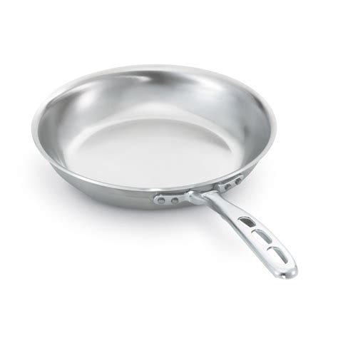 Vollrath 69214 14" Stainless Steel Frying Pan w/ Vented Metal Handle