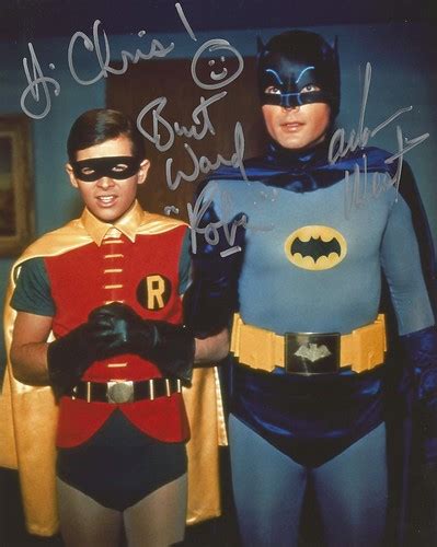 Batman Adam West and Robin Burt Ward | Signed at MonsterMani… | Flickr