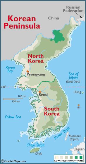 Korean Peninsula Map, Map of North and South Korea, Korea Information and Facts - Worldatlas.com