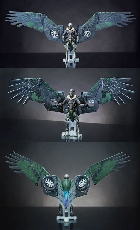 The Vulture flying wing suit from the movie Spider-man Homecoming | Vulture marvel, Armor ...