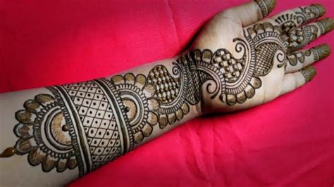 Arabic Mehndi Designs | Simple Cone designs | Simple Mehndi design for Front Hands | Easy Cone ...