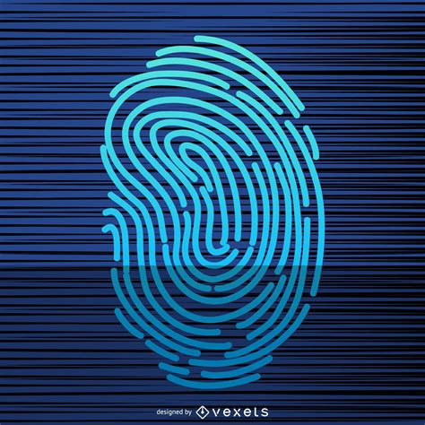 Fingerprint Scan Illustration Vector Download