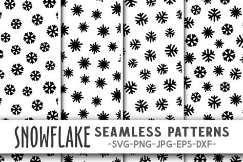 Snowflake pattern svg Snowflake svg Winter digital paper