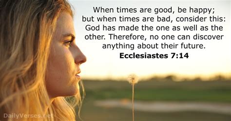 Ecclesiastes 7:14 - Bible verse - DailyVerses.net