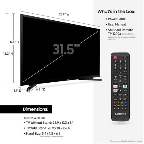 (missing remote) SAMSUNG 32-inch Class LED Smart FHD TV 1080P ...