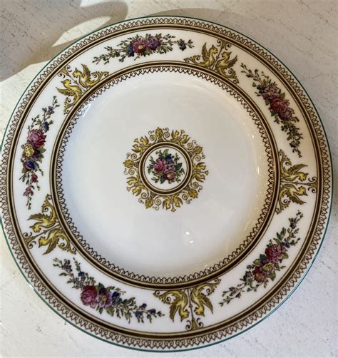 Beautiful Wedgwood Bone China 1890's Hand Painted Mixed Flowers NeoClassical Sheerness Pattern ...